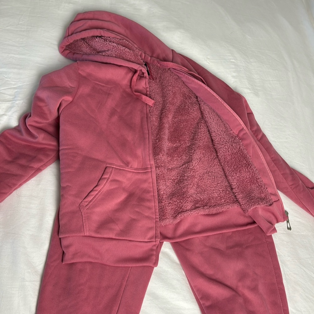 Sweater set mauve large